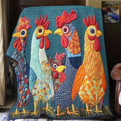 Cartoon Rooster WY1303018CL Quilt