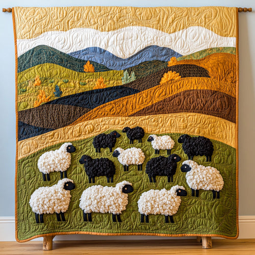 Flock Of Sheep WY1303047CL Quilt