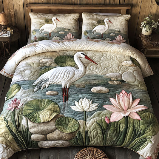 Lotus Stork CM1504019CL Duvet Cover Set