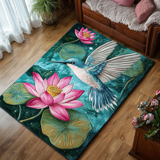 Lotus Hummingbird CW2108053CL Area Rug
