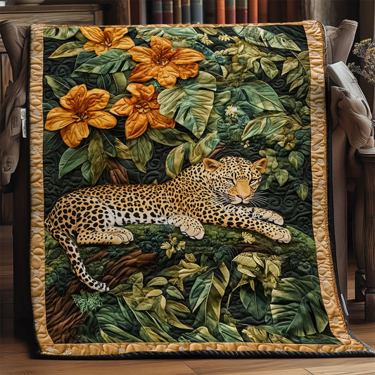 Sleeping Leopard WY0307129CL Quilt