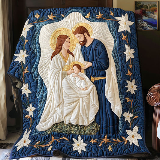 Holy Family In Lilies WY1303061CL Quilt