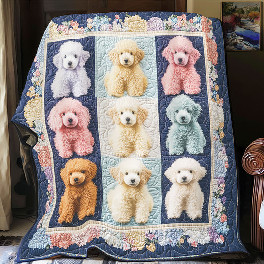 Rainbow Puppy WY1103024CL Quilt