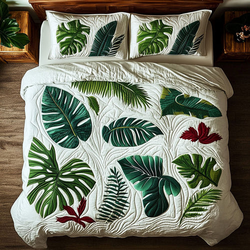Green Tropical WY2006077CL Duvet Cover Set