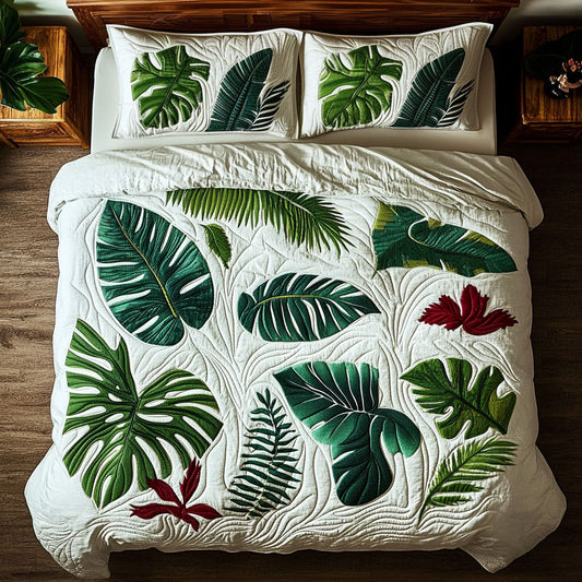 Green Tropical WY2006077CL Duvet Cover Set