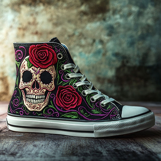 Crimson Bones CP2709154CL Canvas High-Tops
