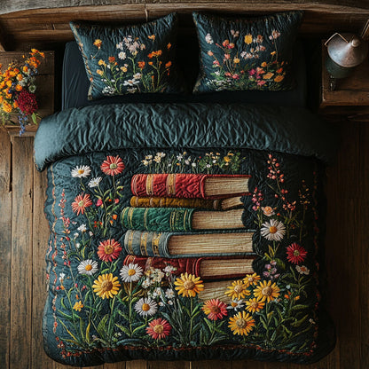 Floral Book WY2105026CL Duvet Cover Set