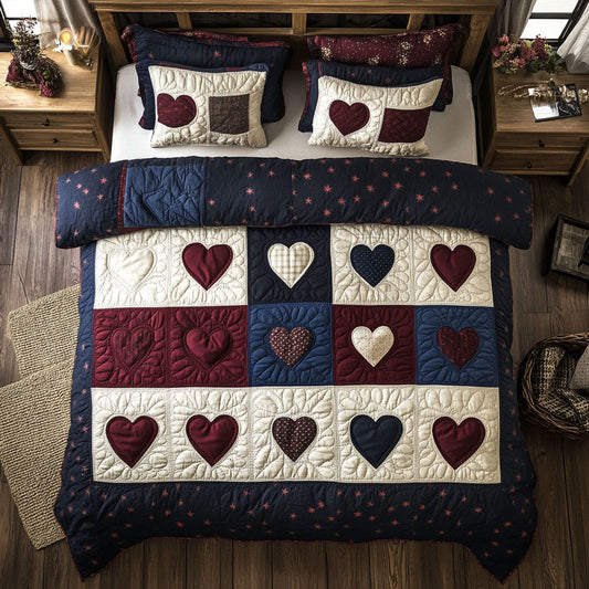 Square Hearts WY1402080CL Duvet Cover Set