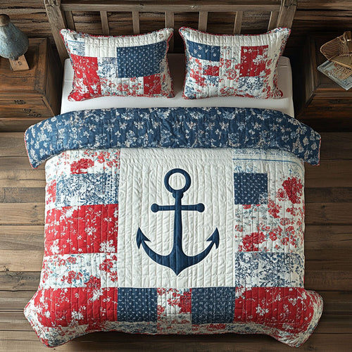 Anchor Patchwork WY1402002CL Duvet Cover Set