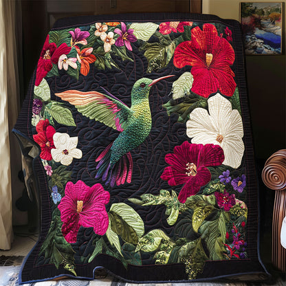 Hummingbird In Night Garden WY1303063CL Quilt