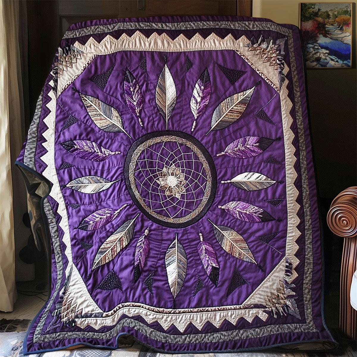 Purple Dreamscape WY0603103CL Quilt