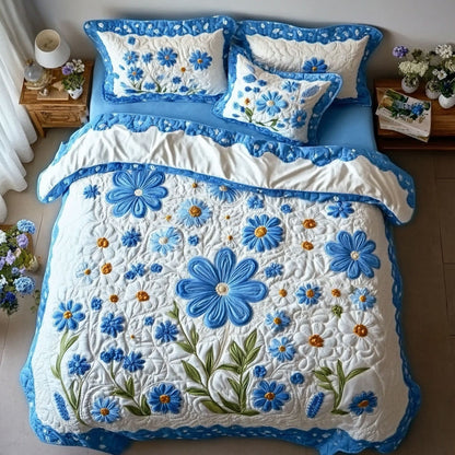 Blue Bloom WY1003053CL Duvet Cover Set