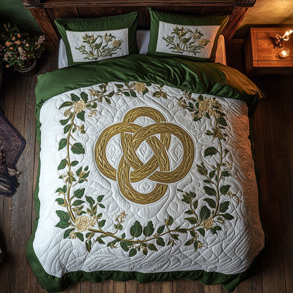 Celtic In Flower Wreath WY0503015CL Duvet Cover Set