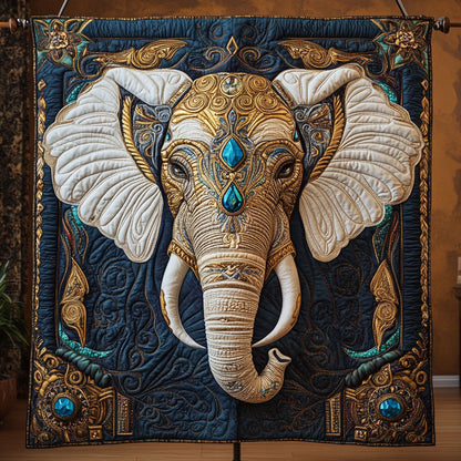 Sapphire Spirit Elephant WY0307117CL Quilt