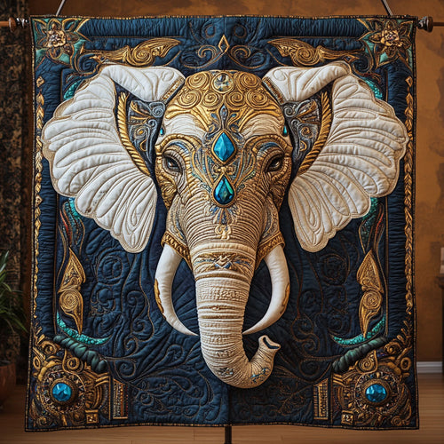 Sapphire Spirit Elephant WY0307117CL Quilt