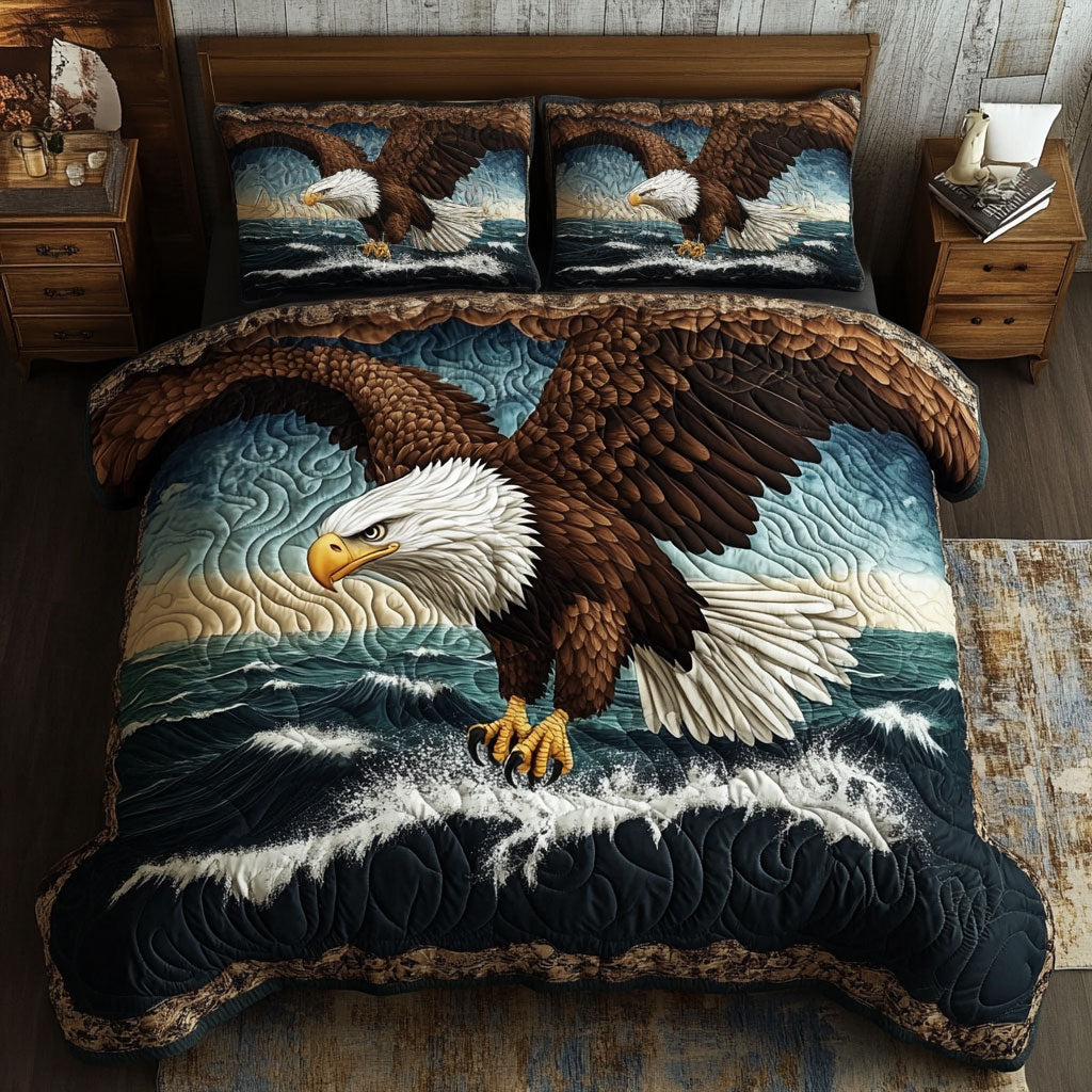 Coastal Eagle CM0104001CL Duvet Cover Set
