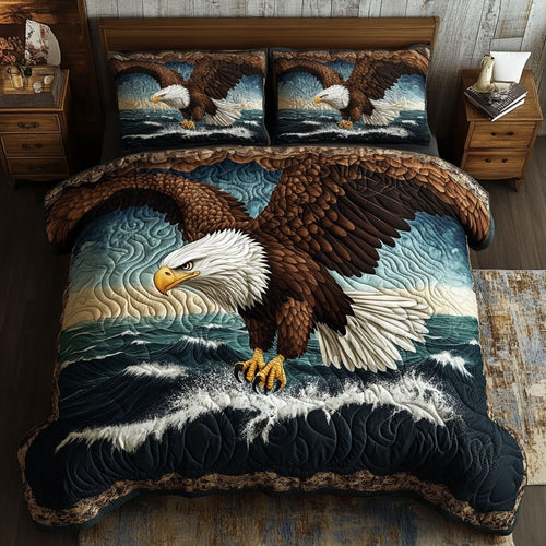 Coastal Eagle CM0104001CL Duvet Cover Set