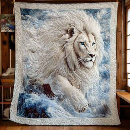 Majestic White Lion WY2001007CL Quilt