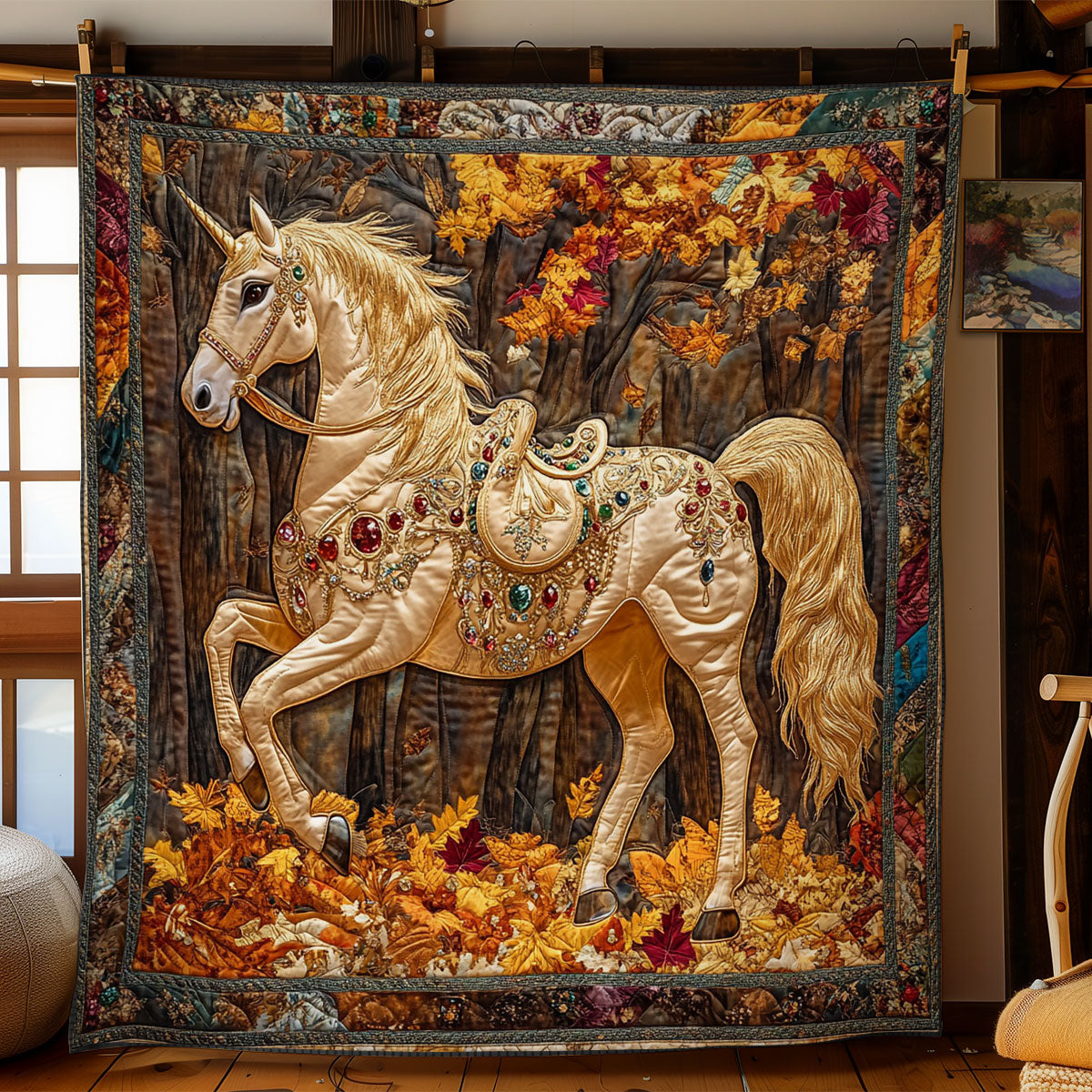 Autumn Noble Ride WY1203003CL Quilt