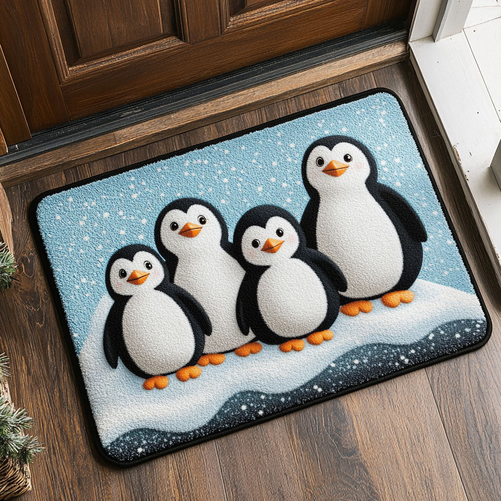 Penguin Family CW1808009CL Doormat
