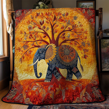 Mystic Elephant AndTree WY1002113CL Quilt