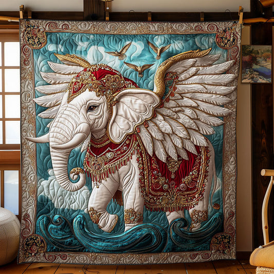 Royal Wings Elephant WY1002133CL Quilt