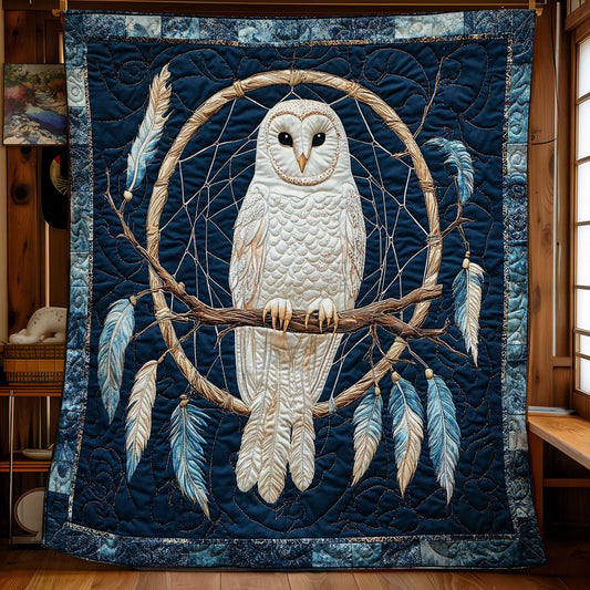 Owl In Dreamcatcher WY1002130CL Quilt