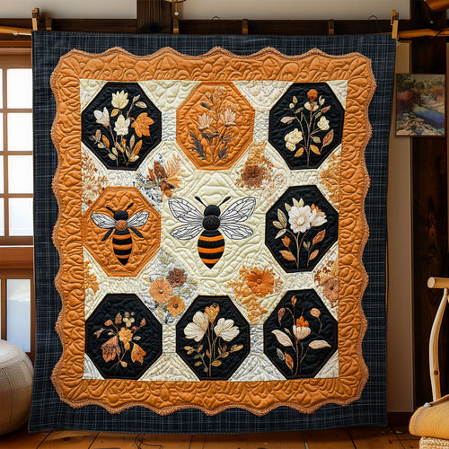 Harvest Hive WY1103032CL Quilt