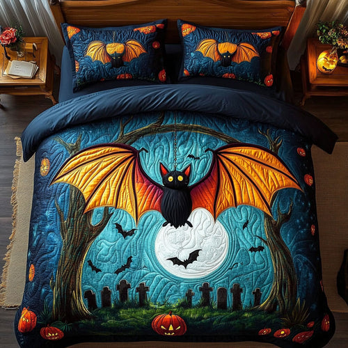 Spooky Bat Glow WY0807020CL Duvet Cover Set