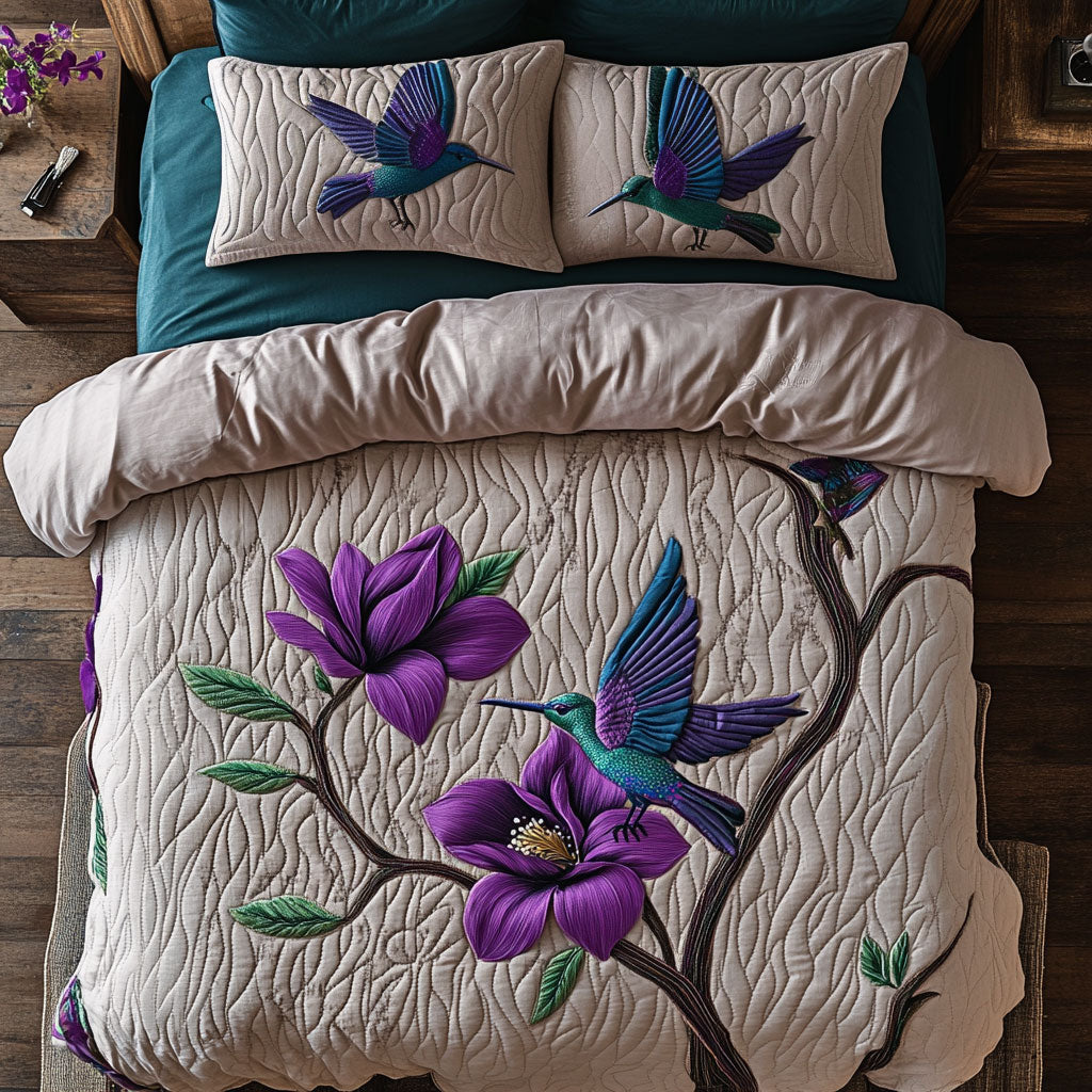 Humming In Lavender WY1404004CL Duvet Cover Set