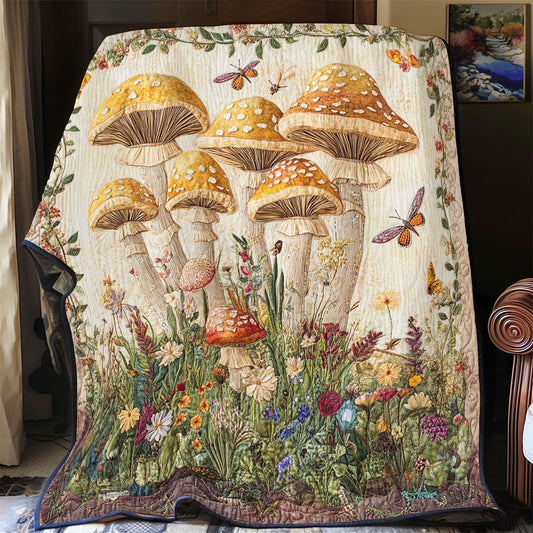 Sunny Shrooms WY2403062CL Quilt
