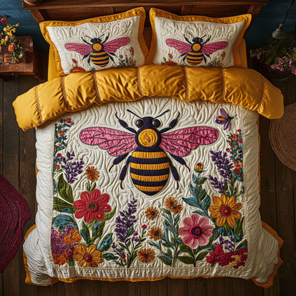 Floral Bee WY2603004CL Duvet Cover Set