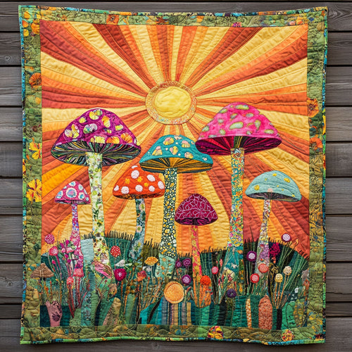 Colorful Fungi WY1605003CL Quilt