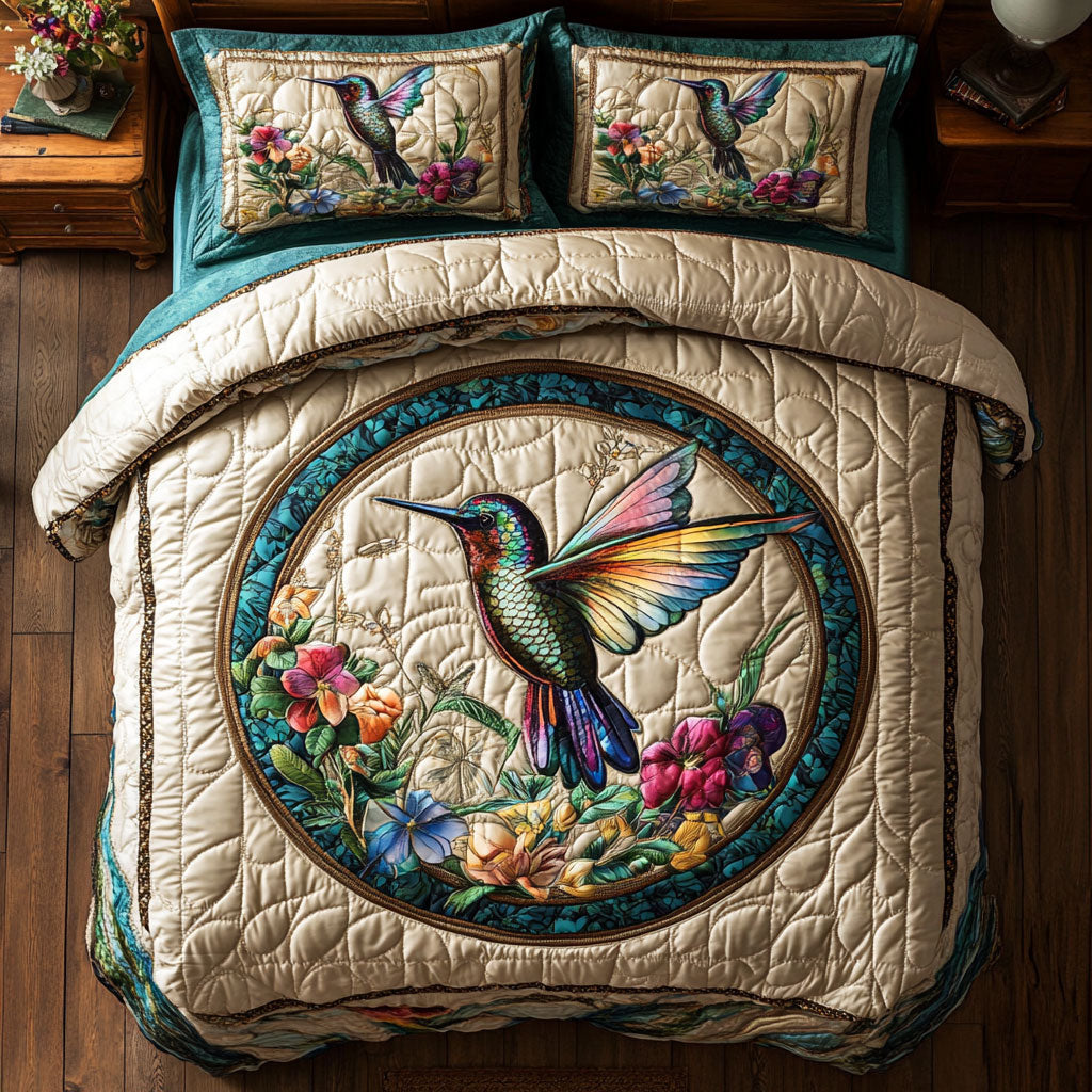 Wreath Of Hummingbird WY2805018CL Duvet Cover Set