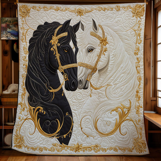 Yin Yang Stallions WY1203035CL Quilt