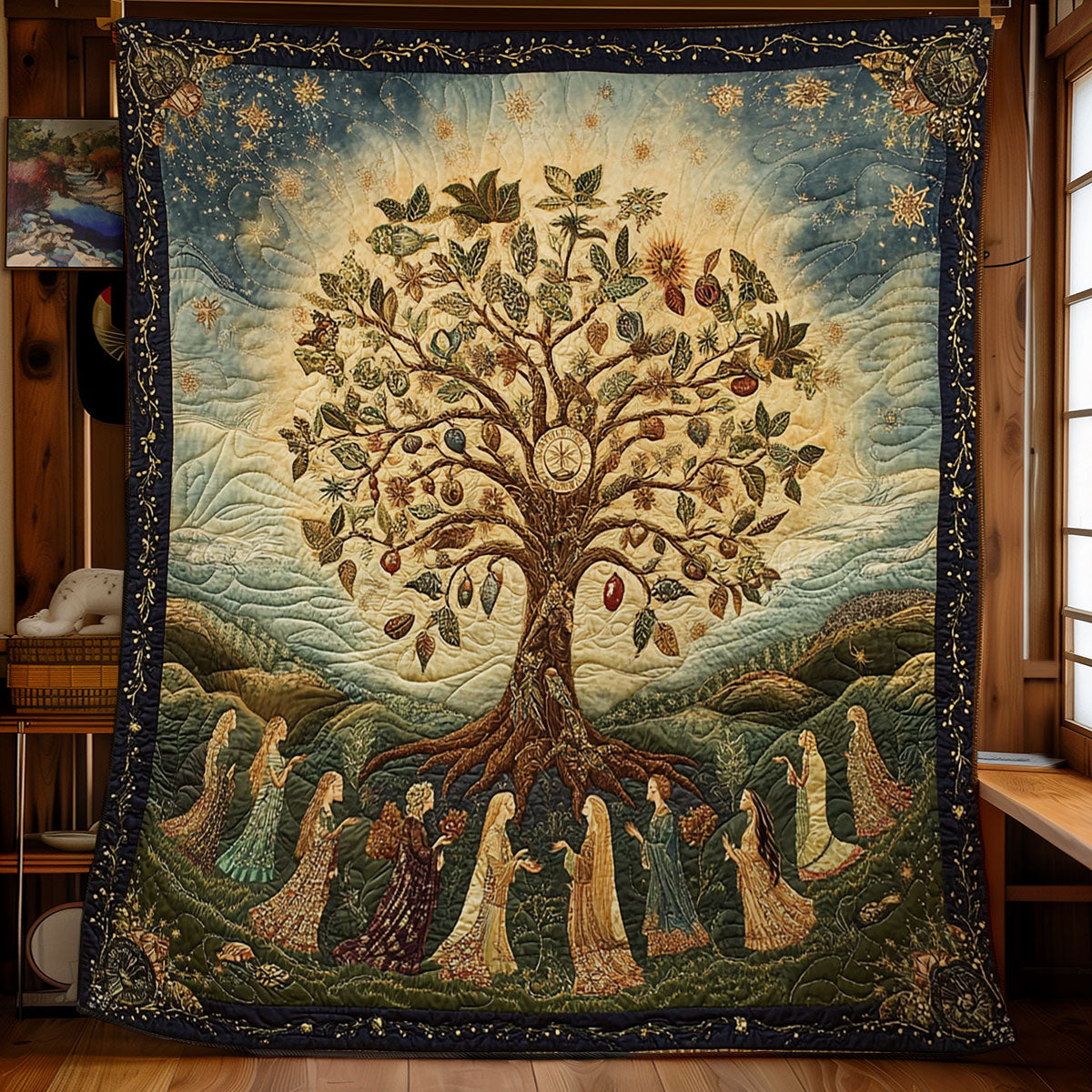 Sacred Roots WY1103053CL Quilt