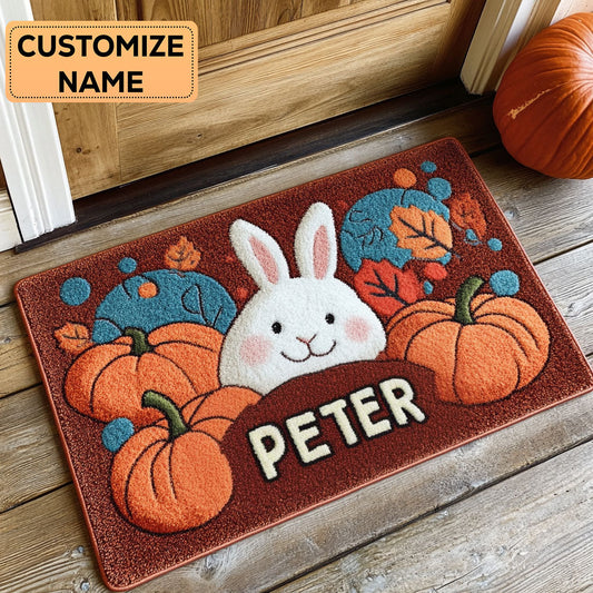 Autumn Nuzzle CP1508134CL Personalized Doormat