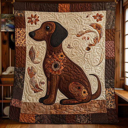 Majestic Dachshund WY1003008CL Quilt