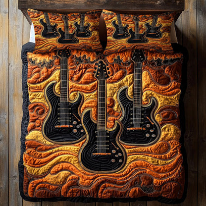 Guitar Flame WY1104018CL Duvet Cover Set