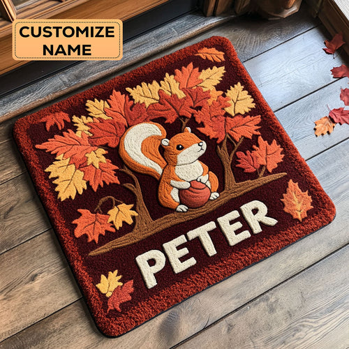 Middle Fall Tree CP1508133CL Personalized Doormat