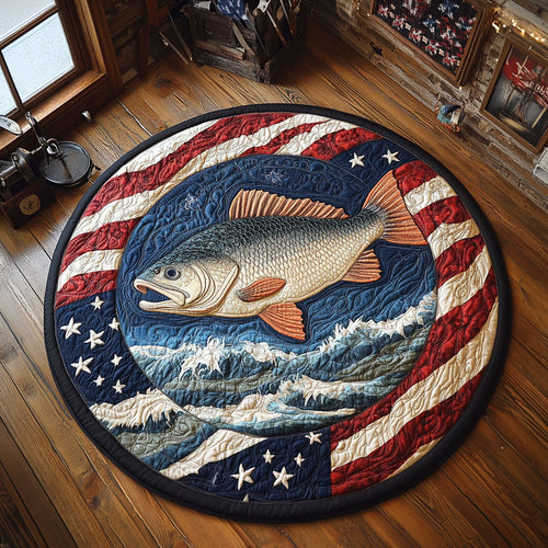 American Angler WY0804043CL Quilted Round Mat