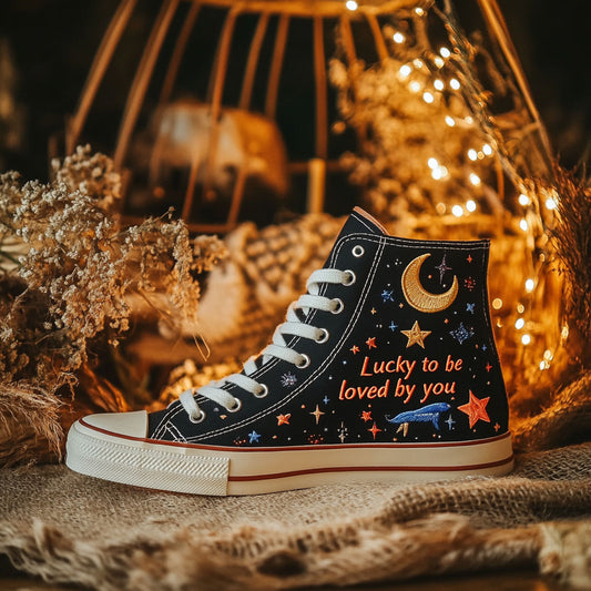 Lucky In The Stars WJ0509065CL Canvas High-Tops