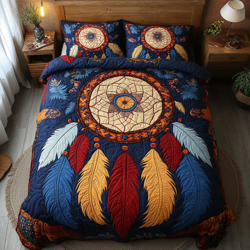 Vibrant Feather Dreamcatcher WY2602040CL Duvet Cover Set