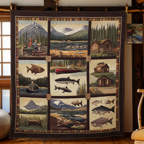 Fishing Spot WY1803037CL Quilt