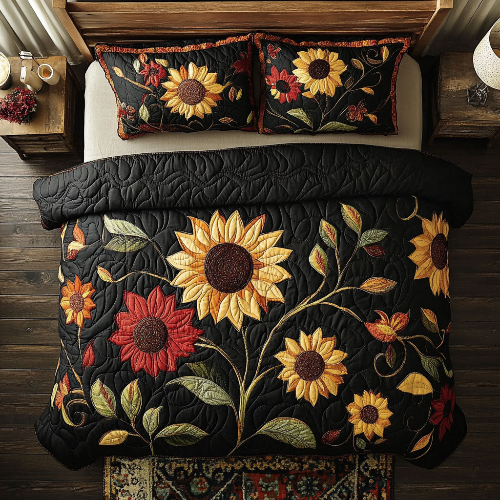 Mystic Sunflower Garden WY1902032CL Duvet Cover Set