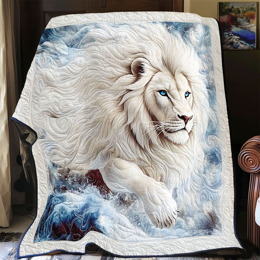 Majestic White Lion WY2001007CL Quilt