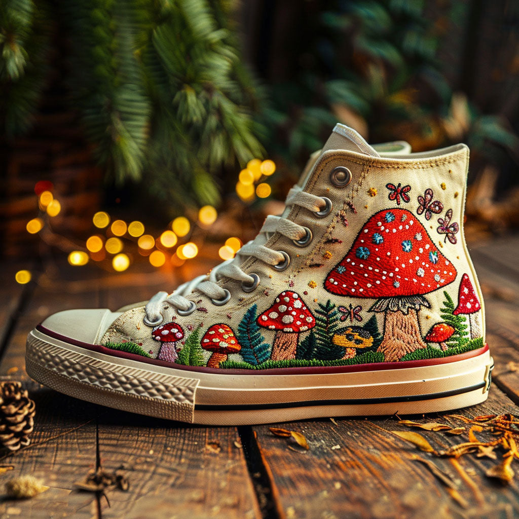 Fungi Fairywalks WJ2908017CL Canvas High-Tops