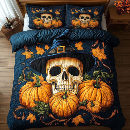 Pumpkin Skull Halloween Night WY2006086CL Duvet Cover Set