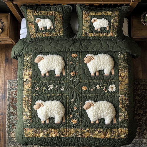 Flock Of Sheep WY1402084CL Duvet Cover Set