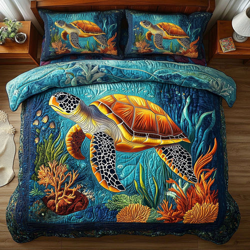 Sea Turtle Dream WY2306015CL Duvet Cover Set
